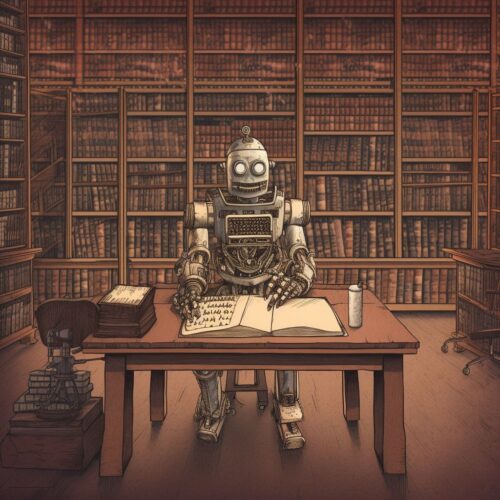 robot ecrivant