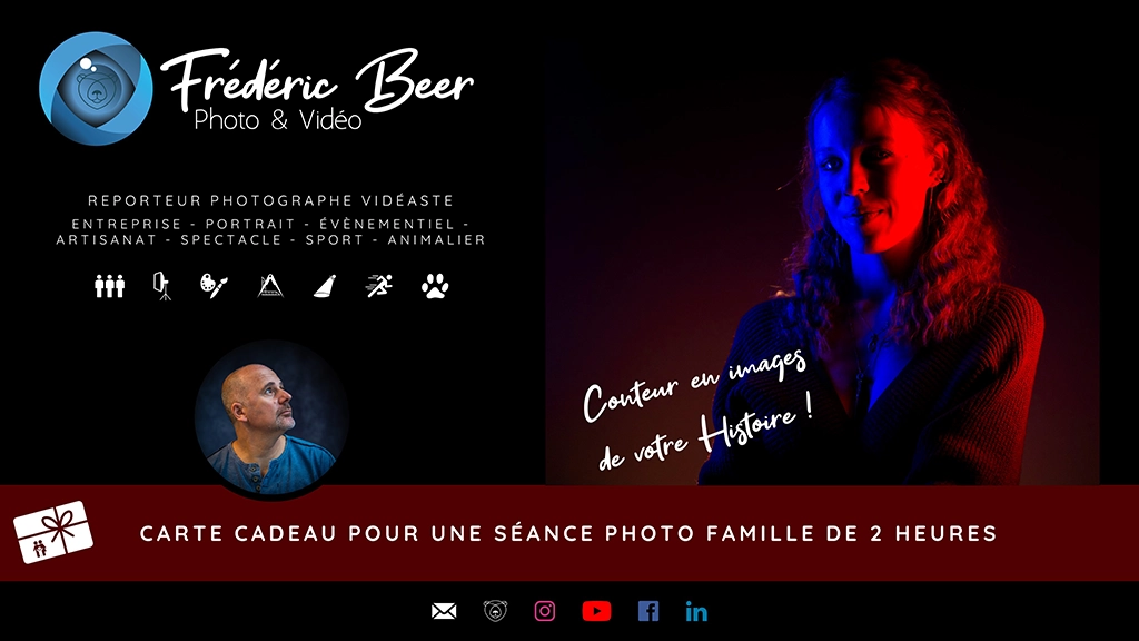 Carte Cadeau Frédéric Beer Photo & Vidéo