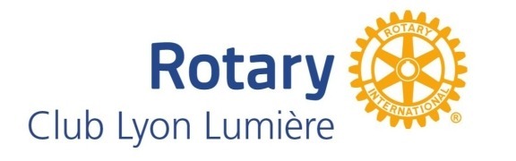 logo rotary club lyon lumiere